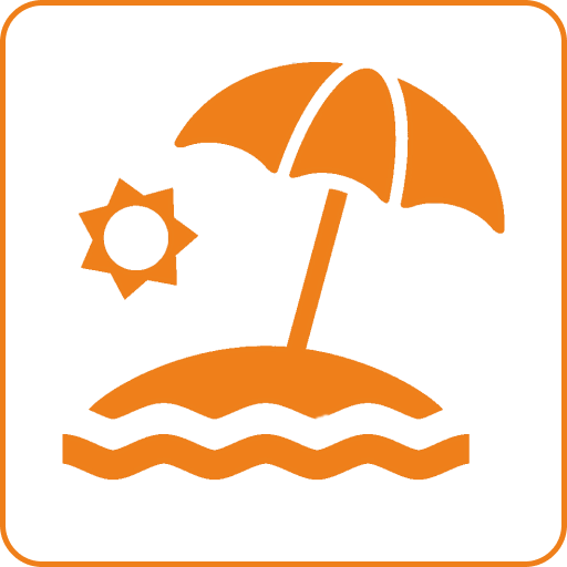 Галечный пляж в 5 минутах